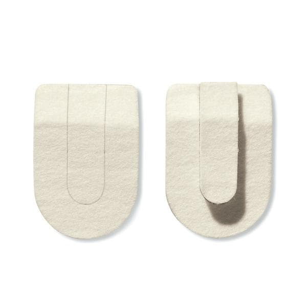 Hapad, Inc Pad Cushion Heel 2.5x7/16" White 1/Pr - HS2-7