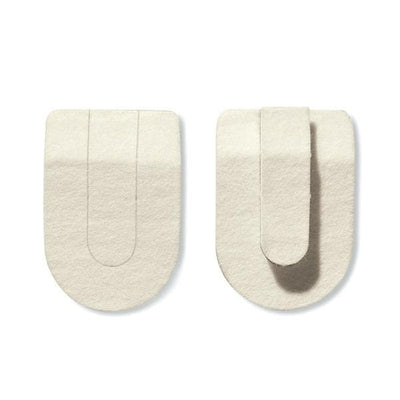 Hapad, Inc Pad Cushion Heel 2.5x7/16" White 1/Pr - HS2-7