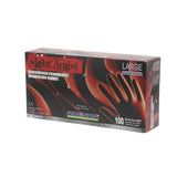 Adenna, Inc Gloves Exam Night Angel Powder-Free Nitrile Latex-Free Large Black 1000/Ca - NGL226