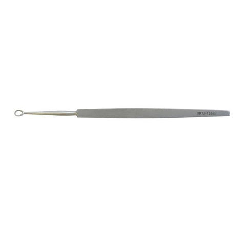 BR Surgical, LLC Curette Lupus Fox 5-1/2" 3mm Oval Tip Stainless Steel Each - BR75-12803