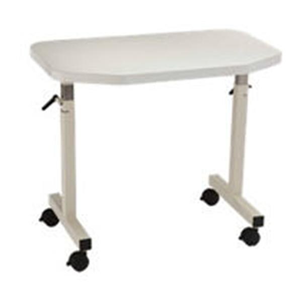 MTI Table Instrument OSIT Sculptured Top 23.5x39x30.5-48" Frosty White Each - 7000066