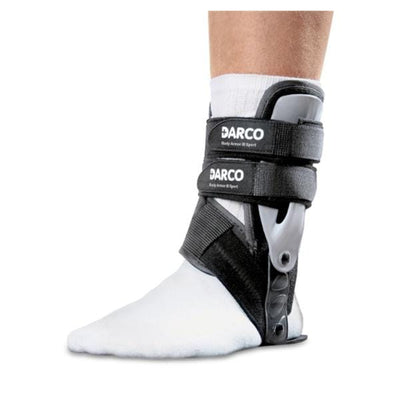 Darco International Inc Brace Orthosis Body Armor Sport Ankle Black Size Men <7/Women 5-8 Small Left Each - BAS1L
