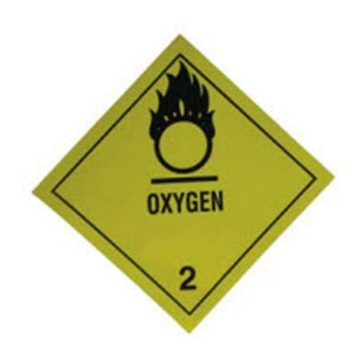 Marketlab Label Oxygen Triangular 15/PK - 11310