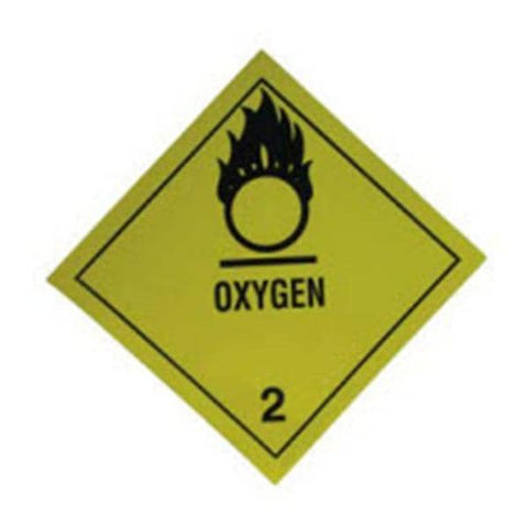 Marketlab Label Oxygen Triangular 15/PK - 11310