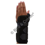 Bird & Cronin Brace Thumb Spica Adult Wrist/Thumb Black Left Each - 8144823