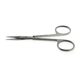 BR Surgical, LLC Scissors Iris 4-1/4" Sharp/Sharp Straight Left Hand Stainless Steel Each - BR08-34112LH