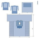 C Pack Laparotomy Abdominal VI With Large Fabric Reinforced SMS Gown 8/Ca - Core Medical, Inc - 60050
