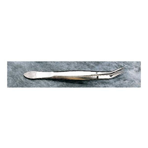 Fisher Scientific Co. Forcep Dissecting 4-1/2" Fine Tip Serrated Jaw Curved Jaw Stainless Steel Each - 8875