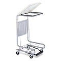 Marketlab Hamper Multipurpose Chrome 18-3/5x19-1/2x37-3/4" Silver Each - 8813