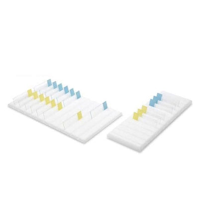 Marketlab Microscope Slide Storage Holder White 13 Position 11-3/4x4x1" Each - 2240