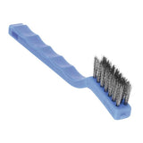 Grainger Brush Scratch Tough Guy Plastic Handle 3x7" Stainless Steel Bristle Curved 5/Pk - 1VAG2