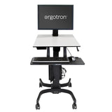 Ergotron, Inc Cart Workstation WorkFit Mobile For Computer Black Each - 24-216-085