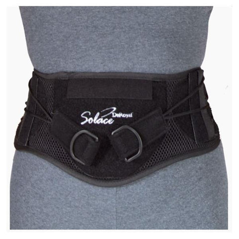 Deroyal Industries Inc Support Solace Back Black Size X-Large Each - 13400008