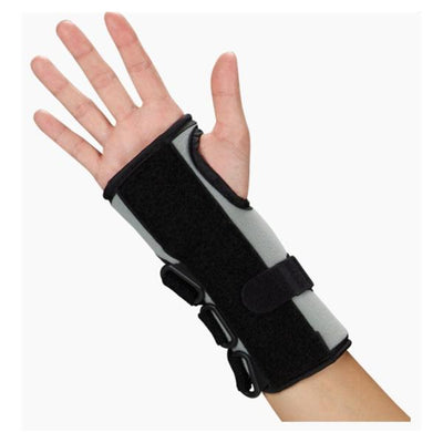 Deroyal Industries Inc Splint Dynamic Wrist Foam Black/Gray Size 8" One Size Fits All Universal Each - 5068-00