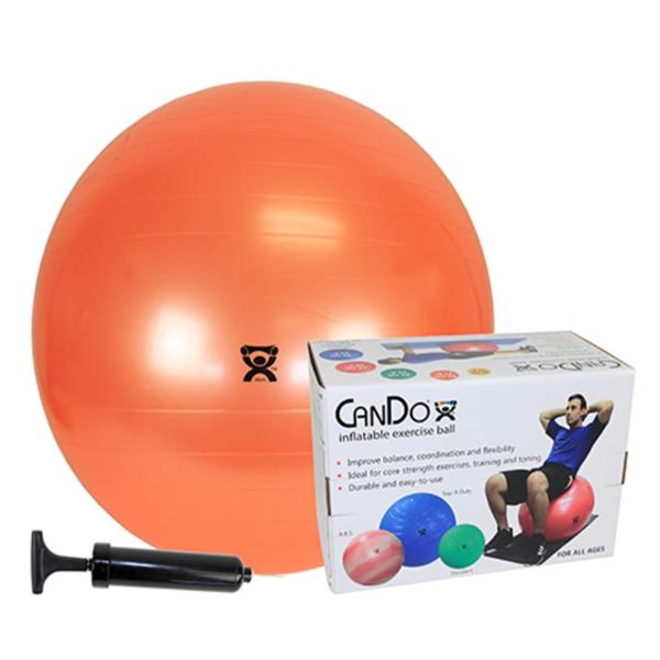 Fabrication Enterprises Ball Exercise CanDo Economy PVC 22" Set Orange Each - 30-1845