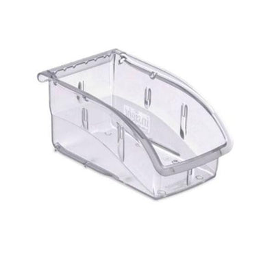 Marketlab Extreme Temperature Organizer Bin Polycarbonate Ultra Clear 4-1/8x7-3/8x3.25 Each - 7991