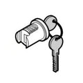 Midmark Corporation Plug Lock For D300KY Key Blank Each - 31400-00006