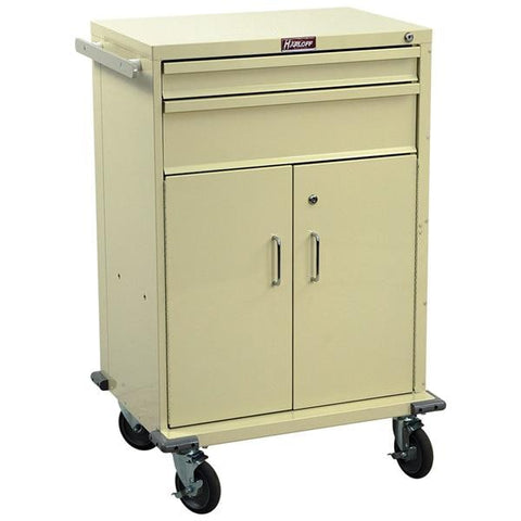 Harloff Manufacturing Cart Treatment/Procedure V-Series 40x29-1/2x22" 4-5" Casters Beige Each - V30-2K-BEIGE