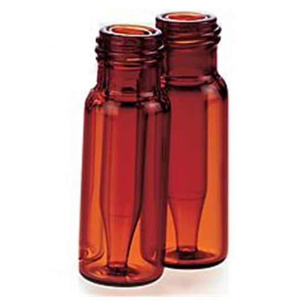 National Scientific Vial Glass Amber 300uL 100/Pk - 69400-050