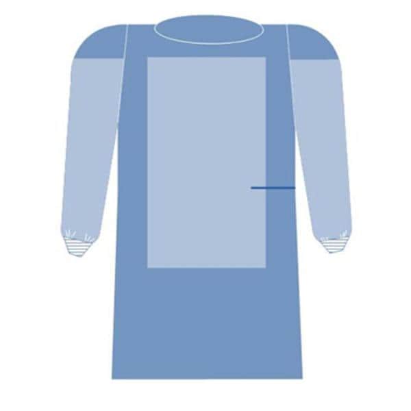 C Gown Isolation Surgisoft Disposable AAMI Level 3 Rnfrcd Fbrc Sz XL Blue 32/Ca - Core Medical, Inc - 10231