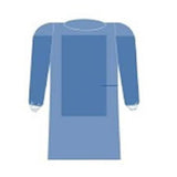 C Gown Isolation Surgisoft Disposable AAMI Level 3 Rnfrcd Poly Sz Large Blue 36/Ca - Core Medical, Inc - 10321