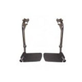 Drive Medical Designs Footrest Wheelchair For ATC17/ATC19 Black 1/Pr - ATCSFBK