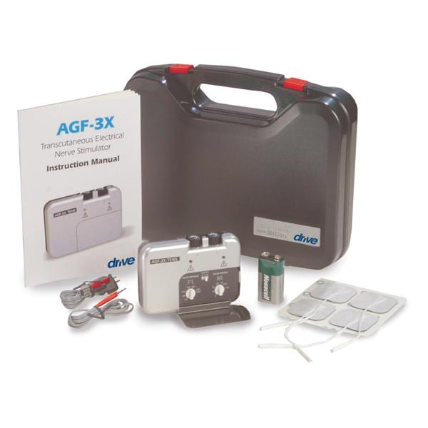 Drive Medical Designs Electrotherapy Unit TENS 2-Channel Each - AGF-3X