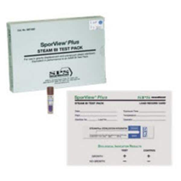 SPS Medical Indicator Biological Sporview Plus Steam Test Pack 24 Hour No Md frm Ltx 25/Ca - SBT-255