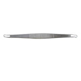 BR Surgical, LLC Extractor Comedone Schamberg 3-3/4" Slight Curve Crimped End Stainless Steel Each - BR74-11101