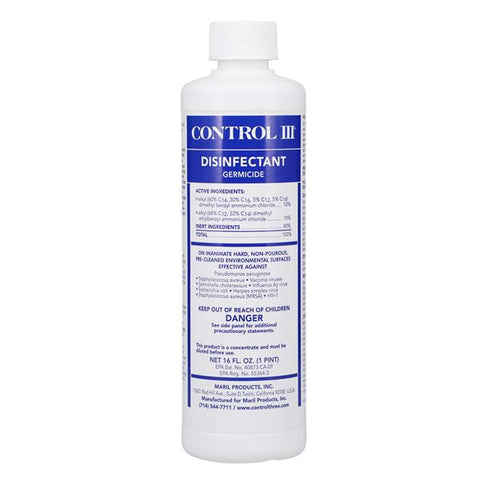 Maril Products Inc Solution Germicidal Control III Pleasant 16 oz Each, 12 Each/CA - C3/DISP/12