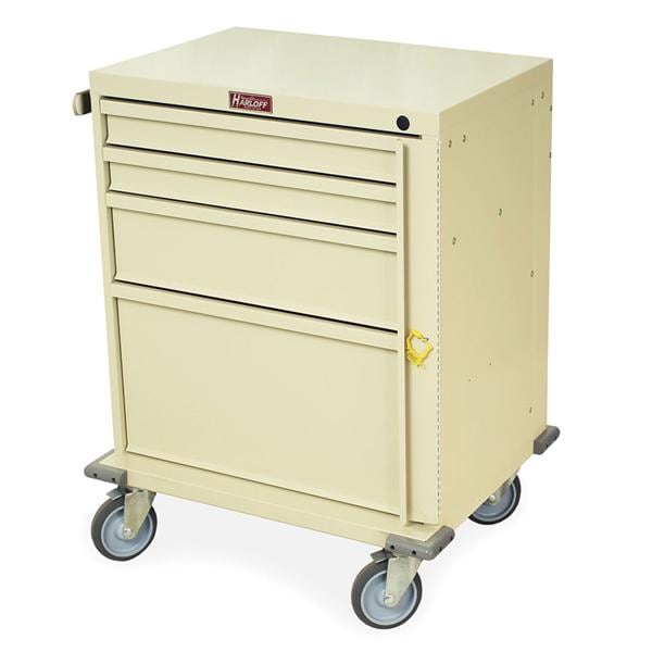 Harloff Manufacturing Cart Crash V-Series 22x29-1/2x34" 4-5" Casters Specify Color Each - V24-4B