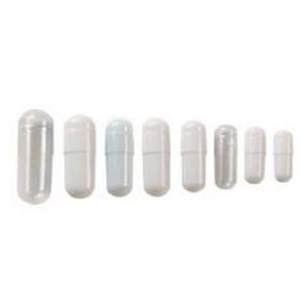 Apothecary Products Capsule Medicine Gelatin Empty Size 3 Transparent 500/Bt - 16040