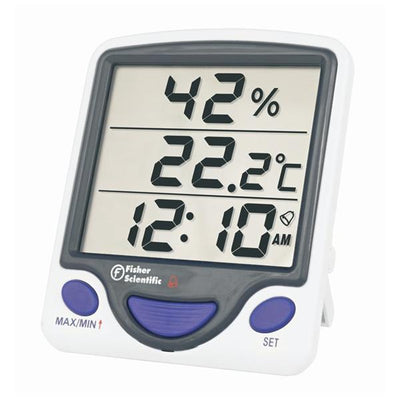 Control Company Thrmtr Hygrmtr Fshrbrnd -50-70C Jmb Dgt Dspl 98x110x21mm Mn-Mx Humity & Temp Each - S01572