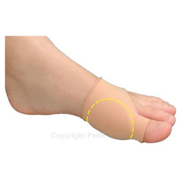 Protech Professional Prod Sleeve Visco-GEL Bunion Care Bn Rlf Gel 3mm Thin Beige Size Small/Medium 1/Pk - 1306
