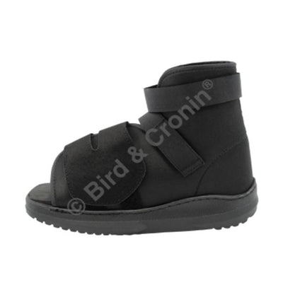 Bird & Cronin Boot Cast Comfor Lite Nylon Black Rocker Sole 10.75" Size Medium Each - 0814-1053
