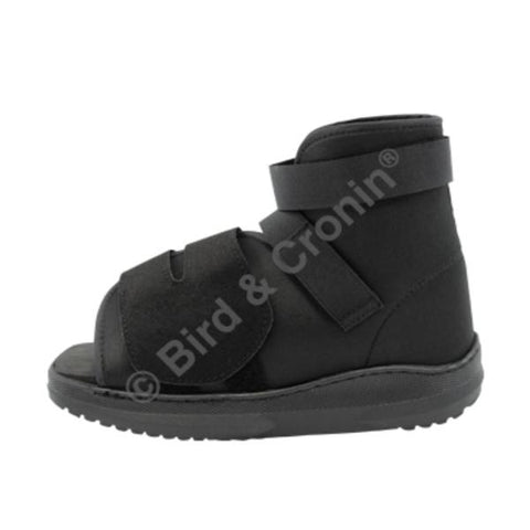 Bird & Cronin Boot Cast Comfor Lite Nylon Black Rocker Sole 10.75" Size Medium Each - 0814-1053