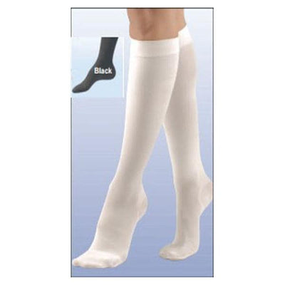 Fla Orthopedics Inc Hose Compression Activa Knee High Closed Toe Medium Unisex Black 1/Pr - H3062