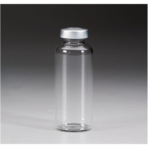 Health Care Logistics Vial Empty Borosilicate Glass 30mL Clear 10/Box - 18494