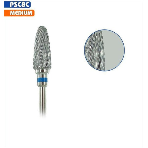 Medicool Bur 3/32" Coarse Medium Cone Swiss Carbide Each - PSC8C