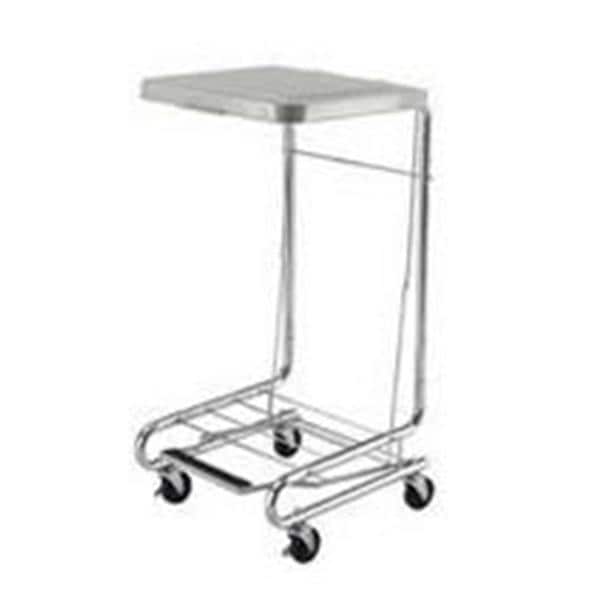 Lakeside Mfg Co Inc. Hamper Linen Chrome Square Silver Each - 4512
