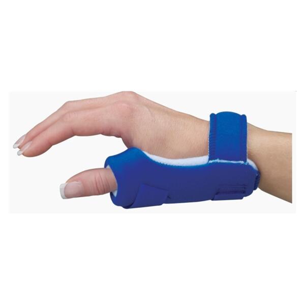 Deroyal Industries Inc Splint LMB Air-Soft Short Thumb MP Blue 2-7/8-3.25" Size Medium Left Each - 313CL