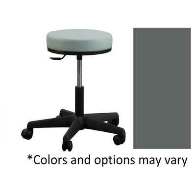 Oakworks, Inc Stool Exam Premium Pewter Casters Backless 5 Leg Each - 60339-T29