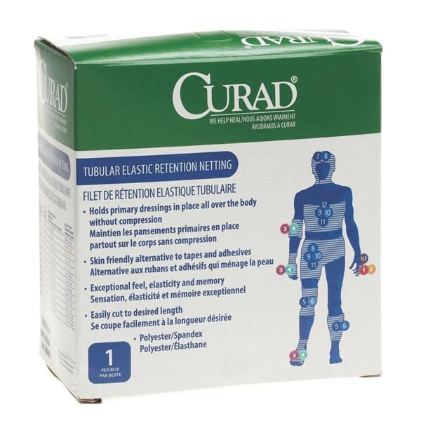 Medline Industries Inc Bandage Curad 28"x25yd Tubular Net/Elastic/Spandex/Polyester 7 White LF NS Each - NONNET07