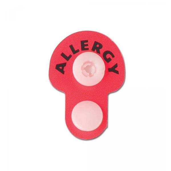 Precision Dynamics Corp. Wristband Snap Ident-Alert Red Allergy Alert 240/Box - 8620A-16-PDO