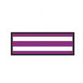 Aspen Surgical Tape Instrument ID ColorTrack 8-1/2x11" Sheet/1/4" Flexible White/Plum Stripe Each - 154017EEA