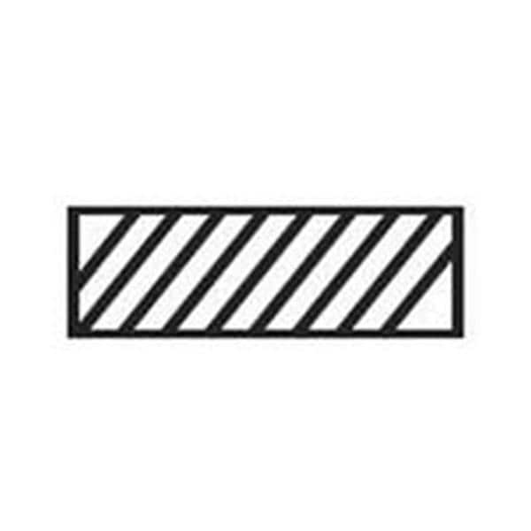 Aspen Surgical Tape Instrument ID ColorTrack 8-1/2x11" Sheet/1/4" Flexible Wht/Blk Dgnl Strp Each - 159007EEA