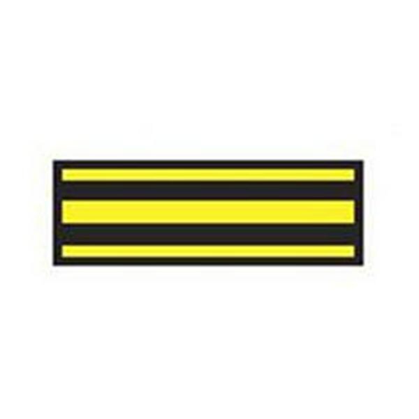 Aspen Surgical Tape Instrument ID ColorTrack 8-1/2x11" Sheet/1/4" Flexible Blk/Ylw Strp Each - 153005EEA