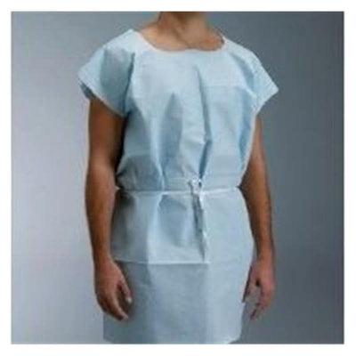 Graham Medical Gown Exam Apex 30 in x 42 in Blue 50/Ca - 44507