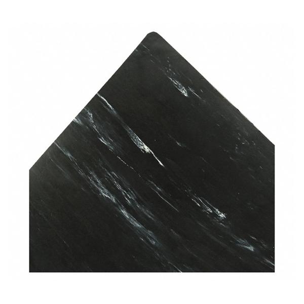 Notrax Mat Anti Fatigue NoTrax Black Marble Rubber Each - 5MDJ8
