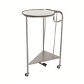 Mac Medical Hamper Linen Stainless Steel Round 18x35" Silver Each - LH-2000-FOL
